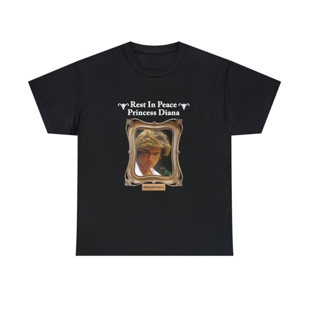 Rest In Peace Princess Diana George Michael Tribute Fan T-Shirt